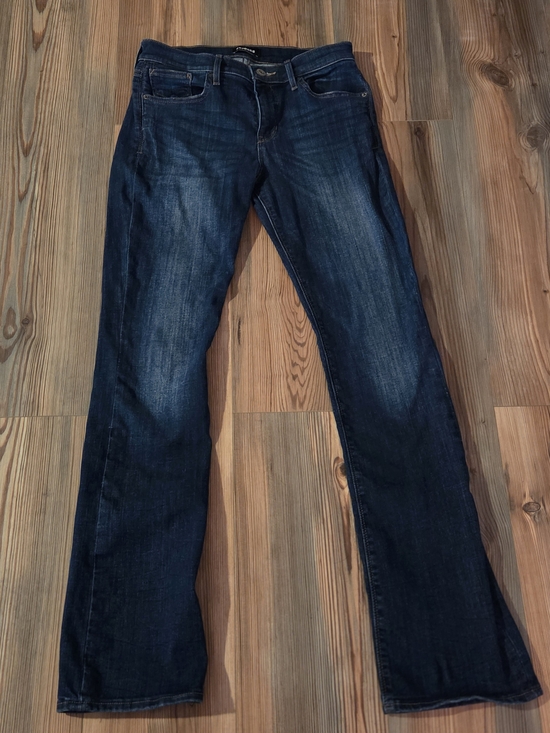 Express Denim - Express Dark Blue Flare Jeans